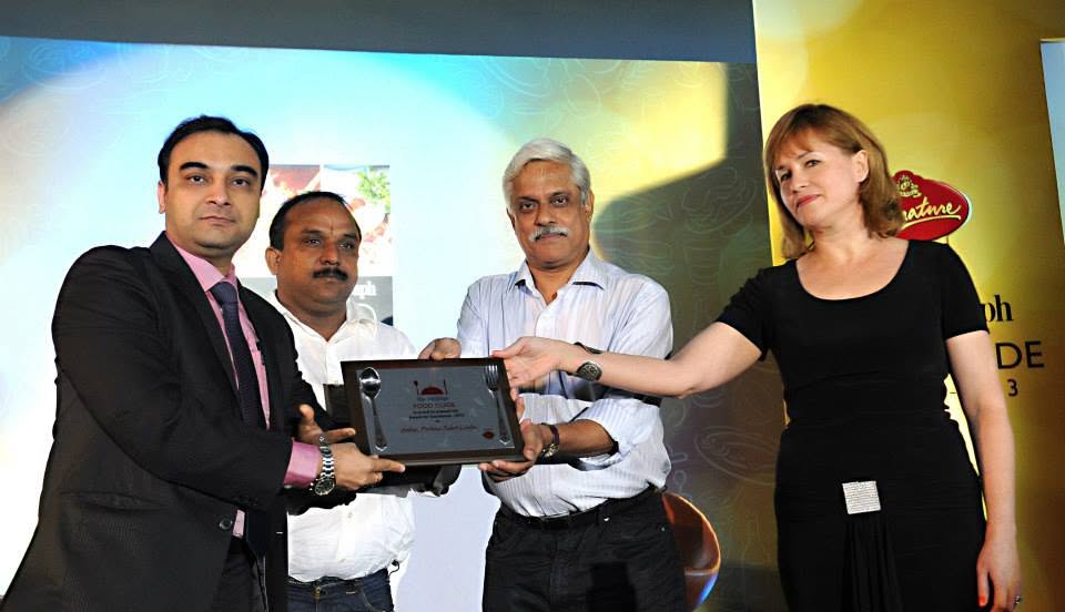AWARD OF EXCELLENCE - presented by The Telegraph Food Guide