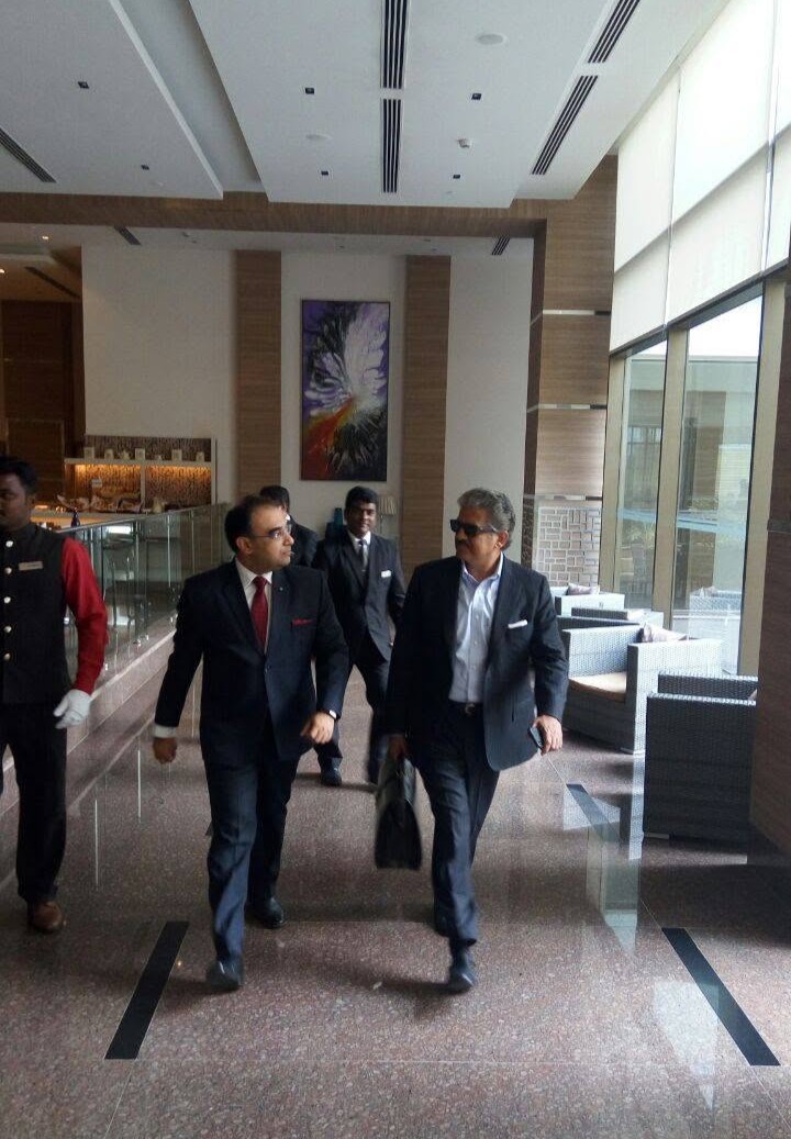 With Padma Bhushan, Shri.Anand Mahindra