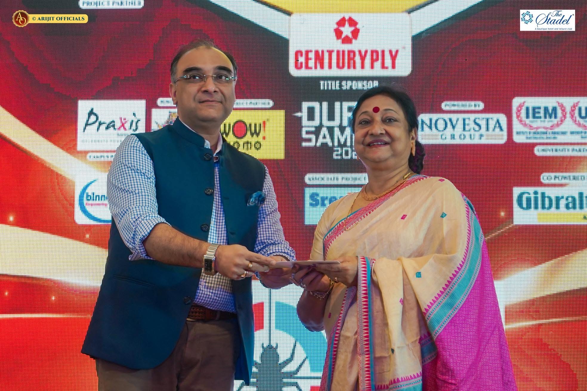 With Smt.Indrani Sen